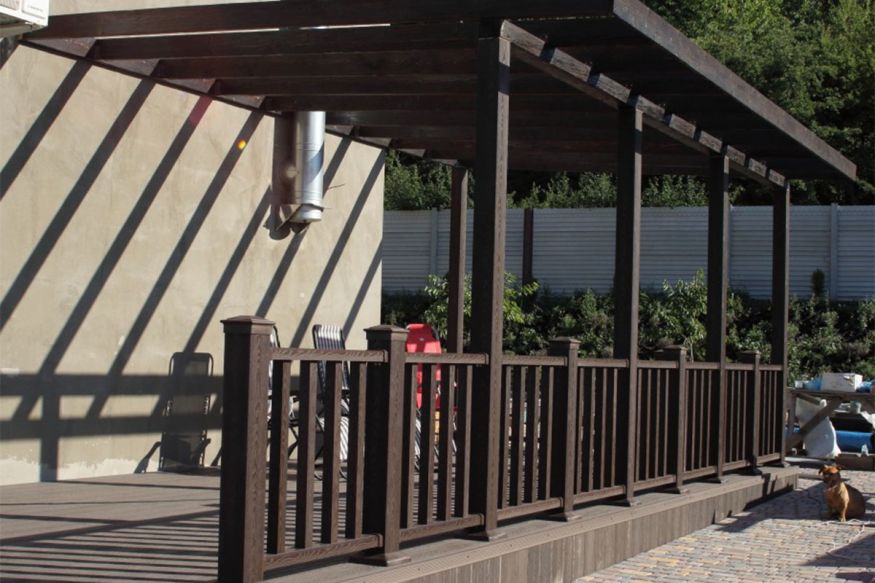 Комплект ограждения Holzhof Венге купить в Цандрыпш