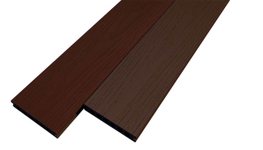 Mahogany / Milk Chocolate | Двухсторонняя террасная доска WOODVEX Dual купить в Цандрыпш