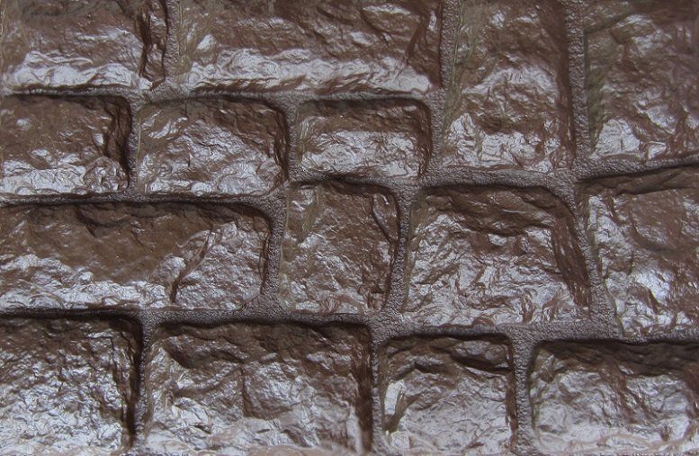 Фасадная панель Аэлит Крупный камень Коричневый купить в Цандрыпш