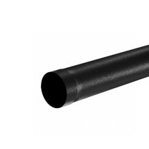 Водосточная труба Aquasystem, RAL 9005 Черный, длина 3.00 м, диаметр 125/90.