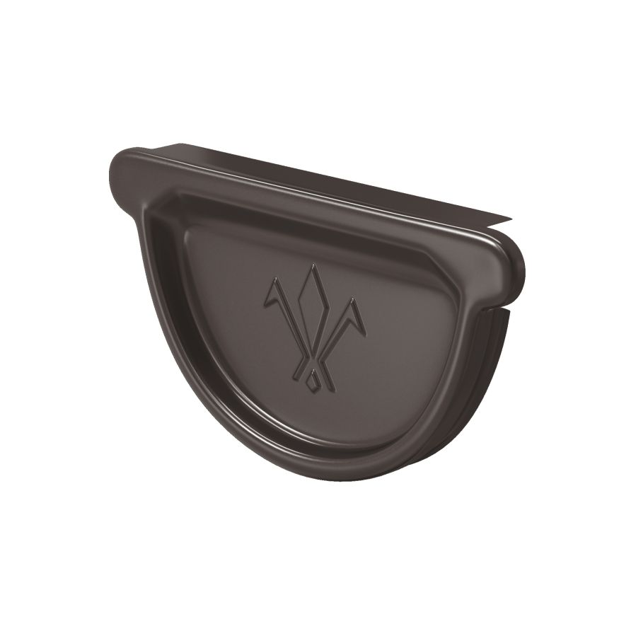 Заглушка универсальная с резиновым уплотнителем Aquasystem, PU MATT, RAL 8017 Темно Коричневый 125/90 купить в Цандрыпш