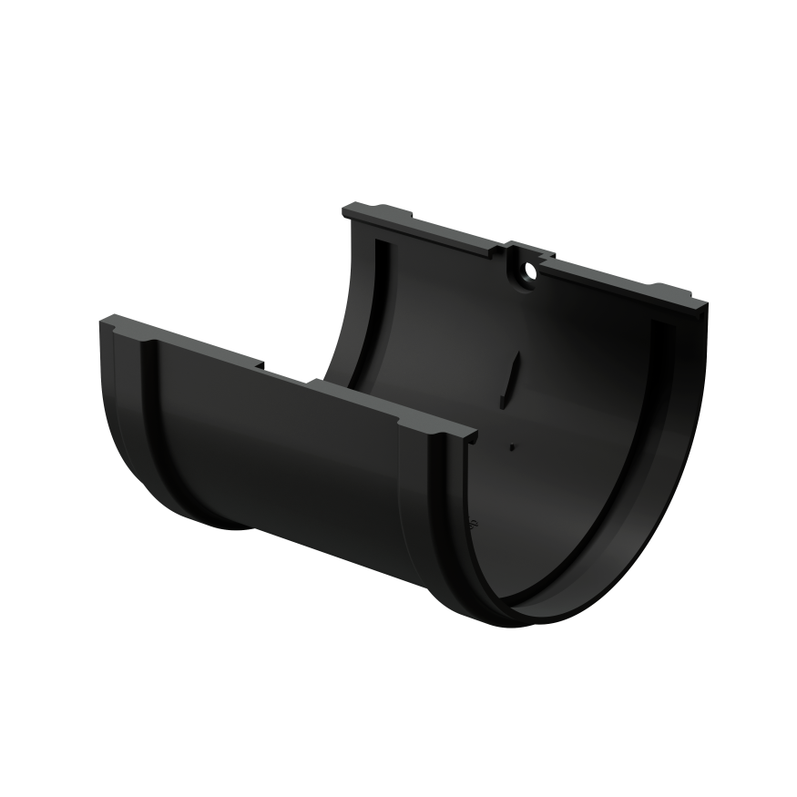 Соединитель для желобов Docke Premium, Карбон купить в Цандрыпш