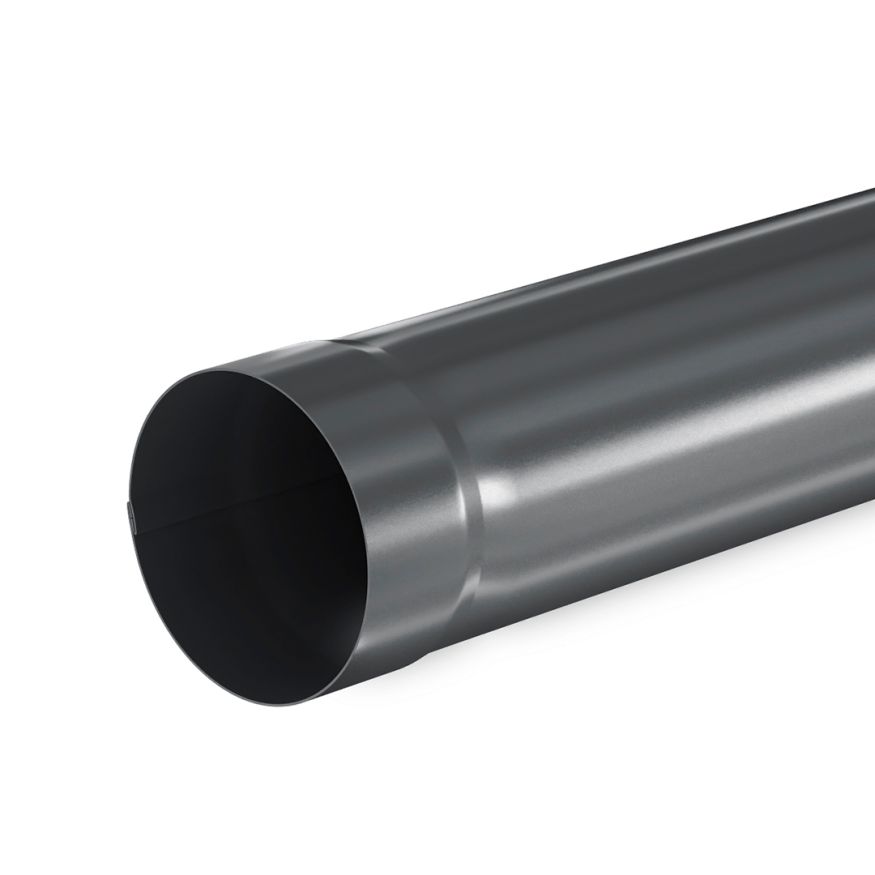 Труба водосточная Aquasystem, RAL 7024 Тёмно-серый 3000мм 125/90 купить в Цандрыпш