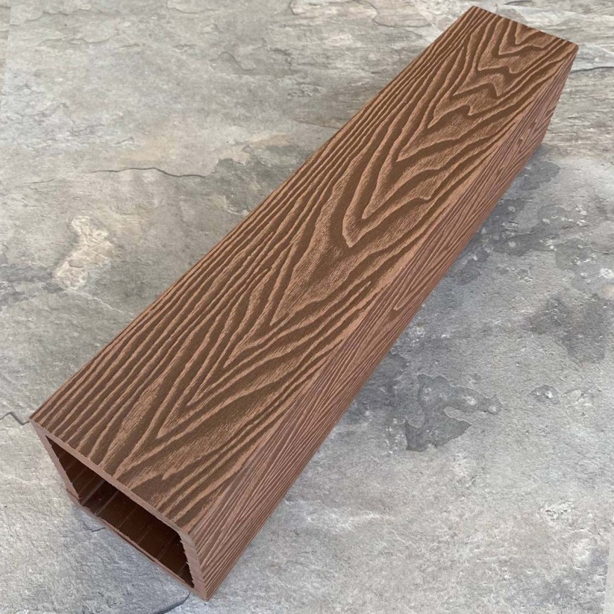 Столб для ограждения из ДПК EasyDecking, Wood-X, Коричневый купить в Цандрыпш