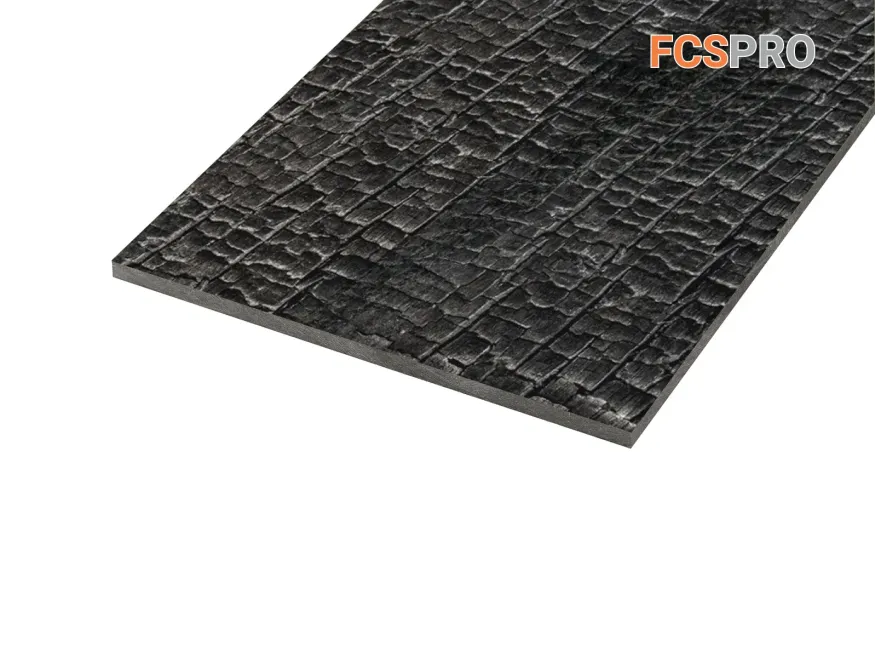Фиброцементная панель FCSPRO Decor Wood Угольное купить в Цандрыпш