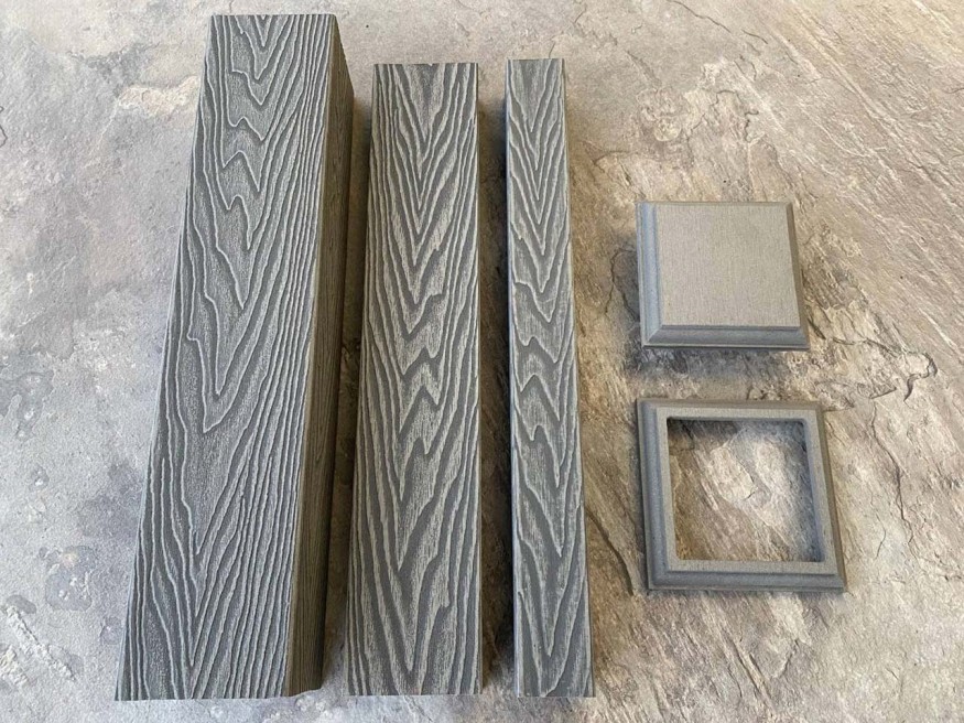 Перила для ограждений из ДПК EasyDecking, Wood-X, Серый купить в Цандрыпш