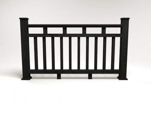 Ограждение из древесно-полимерного композита FG8 кварц купить в Цандрыпш