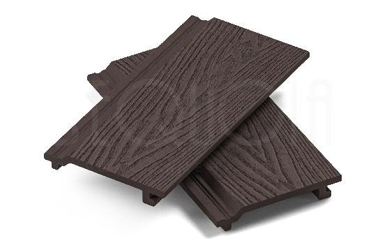 Доска фасадная ДПК 3D SEQUOIA Evolution WOOD BROWN купить в Цандрыпш