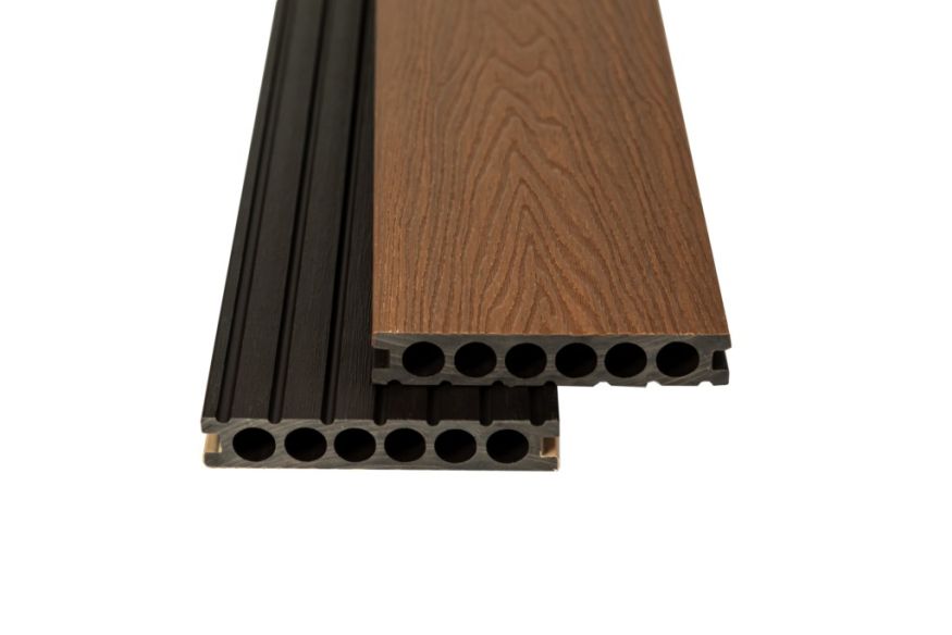 Террасная доска Ecodecking Скай коэкструзия Тик купить в Цандрыпш