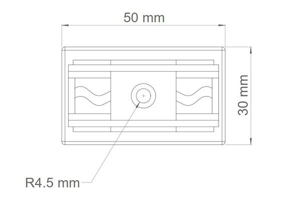 Кляммер для террасной доски пластиковый Savewood купить в Цандрыпш