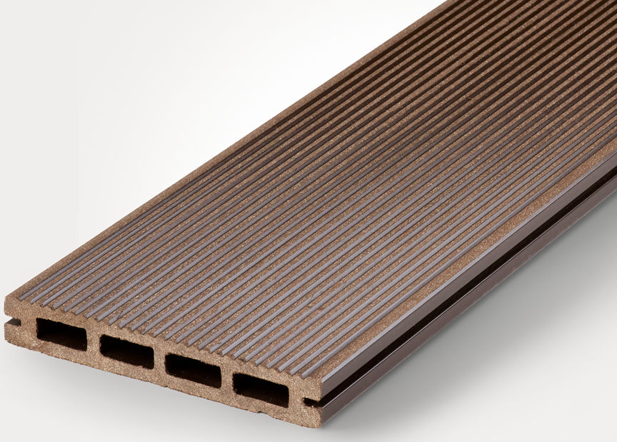 Террасная доска NanoWood «Lite» ECO в шоколадном цвете. купить в Цандрыпш