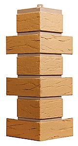 Угол T-Сайдинг, Кирпич Саман Бежевый купить в Цандрыпш