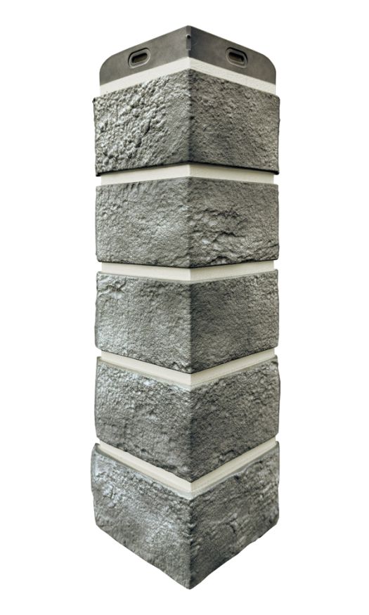Угол наружный Grand Line, Состаренный кирпич Design Plus, Гранит (Белый шов) купить в Цандрыпш
