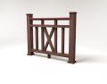 Ограждение из ДПК FG6 коричневое купить в Цандрыпш