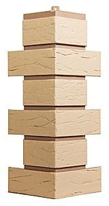 Угол T-Сайдинг, Кирпич Саман Желтый купить в Цандрыпш