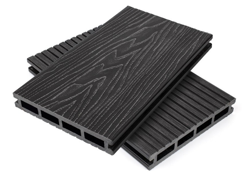 Террасная доска ДПК NanoWood Nature 3D пустотелая цвет Графит купить в Цандрыпш