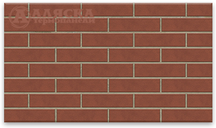 Фасадные термопанели Аляска серия Классика 35. Amsterdam red купить в Цандрыпш