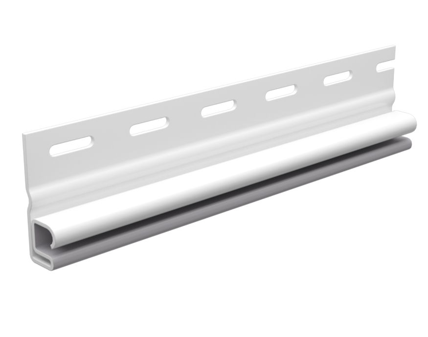 Стартовый профиль для сайдинга под камень, белый купить в Цандрыпш