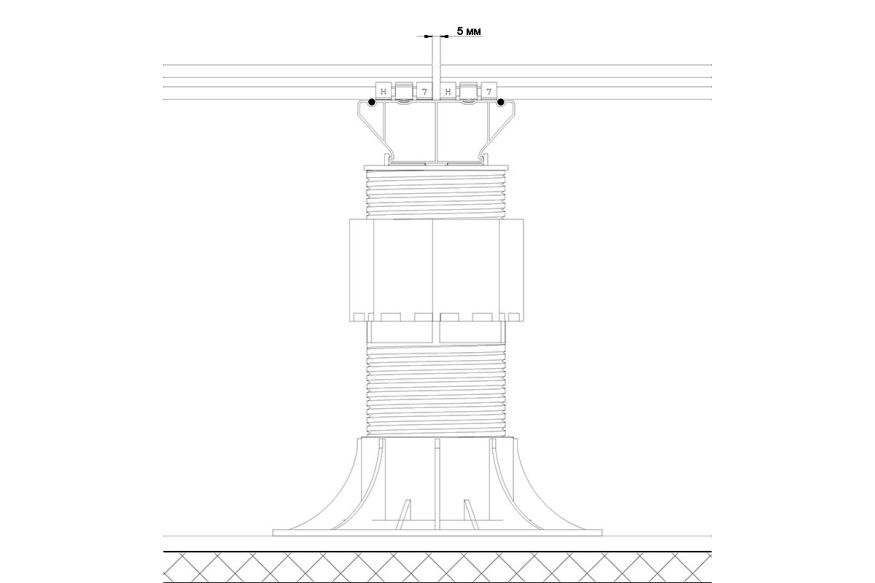 Лага Алюминий Holzhof HILST JOIST стыковочная PRO MAX купить в Цандрыпш