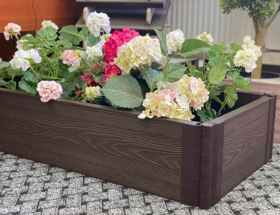 Доска для грядок и клумб из ДПК 3D, 25х150х2950, цвет венге. купить в Цандрыпш