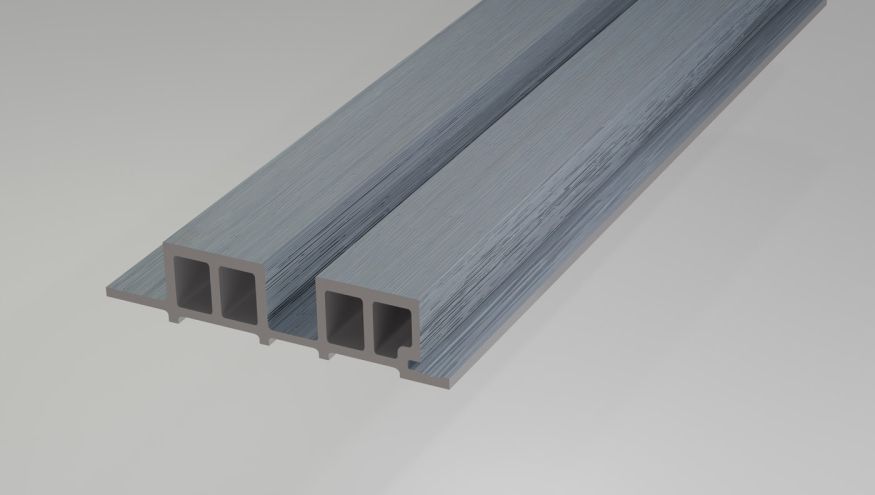Реечная панель Woodwex, Lines, Light gray купить в Цандрыпш