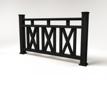 Ограждение из композитного материала FG3 кварц