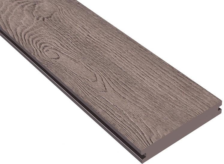Террасная доска ДПК Outdoor 3D полнотелая NEVADA/CALIFORNIA BROWN коричневый микс. купить в Цандрыпш