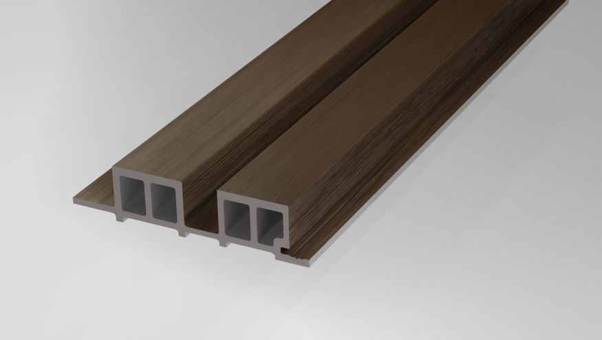 Реечная панель Woodwex, Lines, Milk Chocolate купить в Цандрыпш