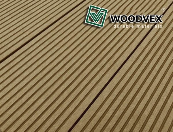 Террасная доска WOODVEX Select из ДПК цвета Кофе купить в Цандрыпш