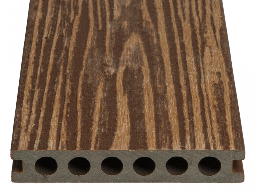Террасная доска из ДПК CM Decking, Zebrano, Коричневый купить в Цандрыпш