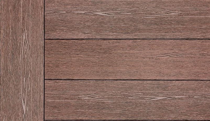 Террасная доска ДПК Outdoor 3D сплошная STORM/OCEAN BROWN коричневая смешанная купить в Цандрыпш