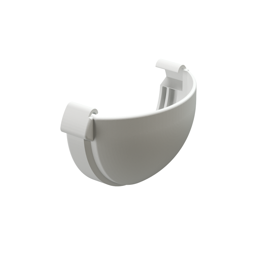 Заглушка желоба Docke Lux, Пломбир купить в Цандрыпш