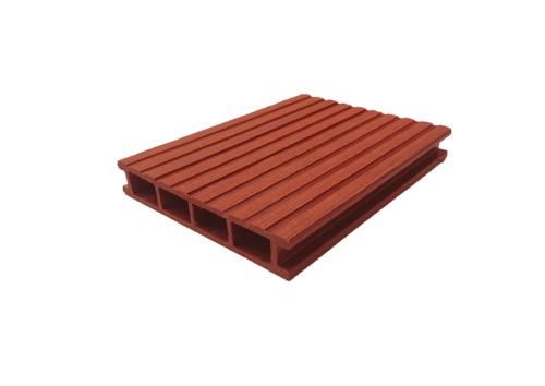 Террасная доска ECODECKING HIT в терракотовом оттенке из ДПК купить в Цандрыпш